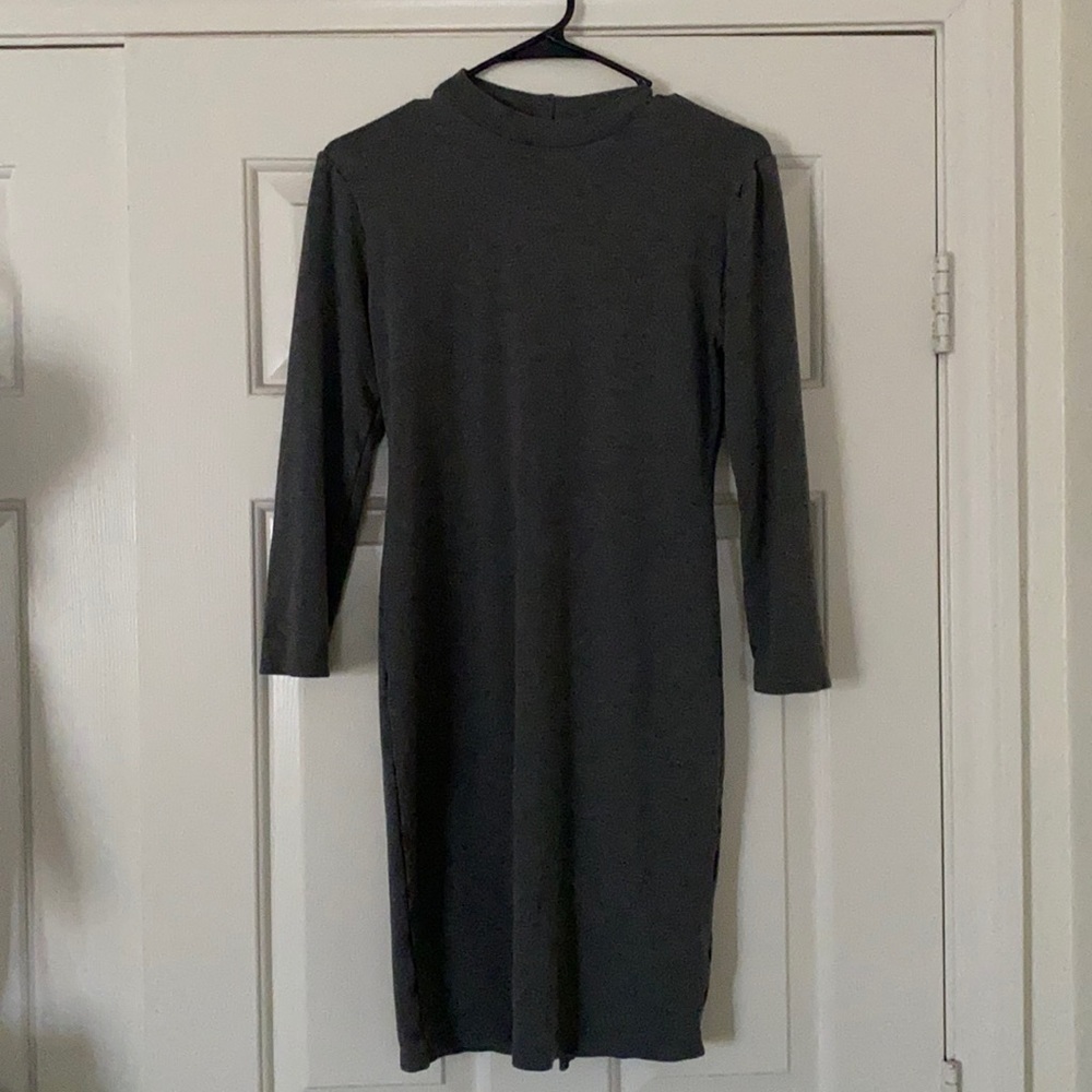 American Apparel mock neck bodycon dress
